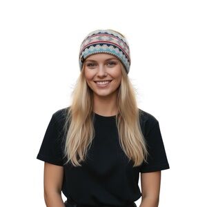 3M THINSULATE x OZARK TRAIL FAIR ISLE fleeece lined headband adult snow hat